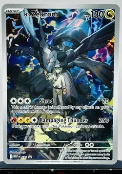 Ascended Heroes N's Zekrom 031 Black Star Promo Pokemon MEP EN Full Art Holo - Image 1