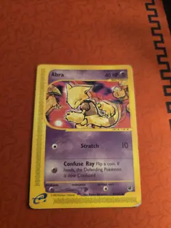 Abra 93/165 Common Expedition Base Set Pokemon HP - Image 1