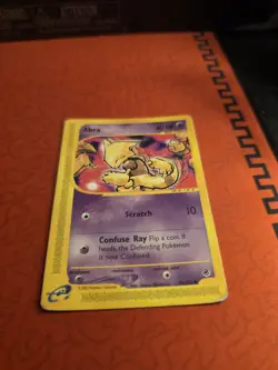 Abra 93/165 Common Expedition Base Set Pokemon HP - Image 2