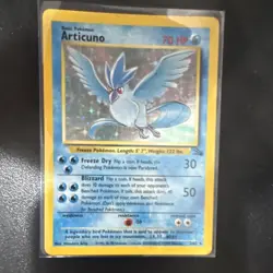 Pokemon TCG Articuno 2/62 Fossil Unlimited Holo Rare 1999 English - Image 3