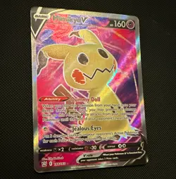 Pokemon TCG Mimikyu V 148/163 SWSH05 Battle Styles Ultra Rare Full Art Holo ENG - Image 1