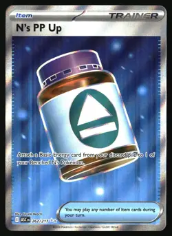 N'S PP UP 262/217 ULTRA RARE ASCENDED HEROES POKEMON HOLO NEAR MINT - Image 1