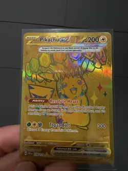Pikachu ex 179/131 Sv Prismatic Evolutions Hyper Rare Full Art Holo pokemon - Image 1