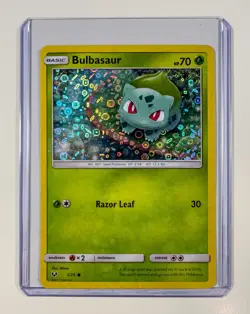 Bulbasaur - 1/73 (Sequin Holo) 2017 General Mills Promo Pokemon Card - Image 1