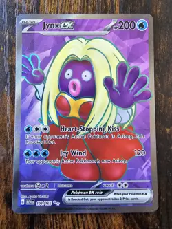 Pokemon Jynx EX Full Art 191/165 Scarlet & Violet 151 English Near Mint - Image 1