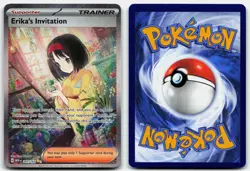 ERIKA'S INVITATION 203/165 SPECIAL ILLUSTRATION RARE 151 POKEMON LP - Image 3