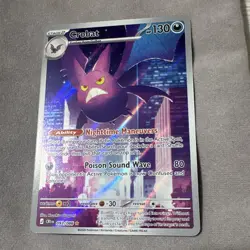 Nintendo Crobat Pokemon 130 HP 093/086 CRIM Holo Rare English 2026 TCG - Image 2