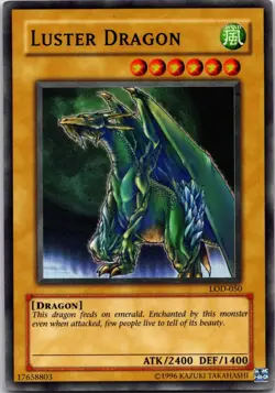Luster Dragon LOD-050 Super Rare Legacy of Darkness Yu-Gi-Oh Unlimited LP - Image 1