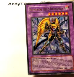 ELEMENTAL HERO DARKBRIGHT - ULTRA RARE UNLIMITED NM - TAEV EN042 - YUGIOH - Image 1