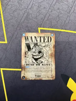 One Piece Buggy OP09-051 Wanted Poster Foil Emperors In The New World - Image 1
