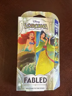 Disney Lorcana FABLED Starter Deck Ariel And Mulan - Image 1