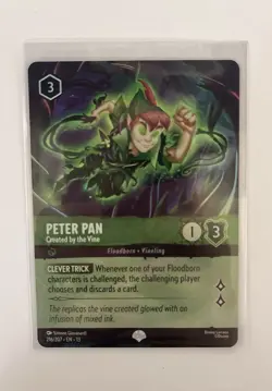Disney Lorcana Peter Pan - Created by the Vine (Epic) 216/207 Foil - Image 1