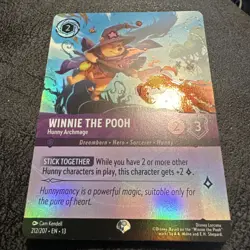 Disney Lorcana Winnie The Poo - Hunny Archmage Epic Foil Attack Of The Vine! Nm - Image 3