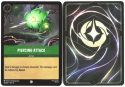 Disney Lorcana TCG Piercing Attack 102/207 Common Foil Attack Of The Vine - Image 3