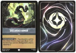 Disney Lorcana TCG Discarded Armor 204/207 Common Foil Attack Of The Vine - Image 3