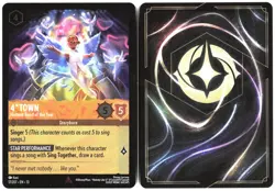 Disney Lorcana TCG 4*Town - Hottest Band of the Year 17/207 Rare Foil Attack Of - Image 3