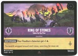 Disney Lorcana TCG Ring of Stones - Taken by the Vine 73/207 Rare Foil Attack Of - Image 1