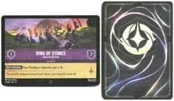 Disney Lorcana TCG Ring of Stones - Taken by the Vine 73/207 Rare Foil Attack Of - Image 3