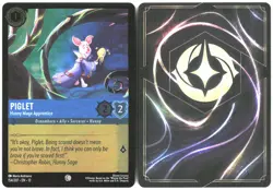 Disney Lorcana TCG Piglet - Hunny Mage Apprentice 154/207 Common Foil Attack Of - Image 3