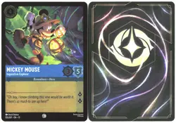 Disney Lorcana TCG Mickey Mouse - Inquisitive Explorer 155/207 Common Foil Attac - Image 3
