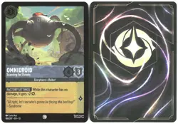 Disney Lorcana TCG Omnidroid - Scanning for Threats 188/207 Common Foil Attack O - Image 3