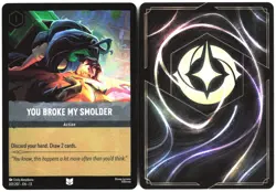 Disney Lorcana TCG You Broke My Smolder 201/207 Uncommon Foil Attack Of The Vine - Image 3