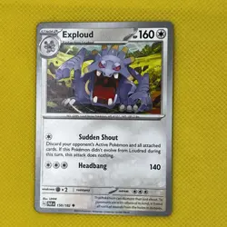 Exploud 150/131 UnCommon Paradox Rift Pokemon Card NM - Image 1