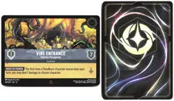 Disney Lorcana TCG Vine Entrance - Ominous Passageway 207/207 Rare Foil Attack O - Image 3