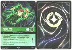 Disney Lorcana TCG Peter Pan - Created by the Vine 216/207 Epic Foil Attack Of T - Image 3