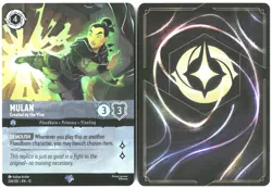 Disney Lorcana TCG Mulan - Created by the Vine 224/207 Epic Foil Attack Of The V - Image 3