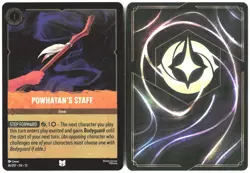 Disney Lorcana TCG Powhatan's Staff 36/207 Uncommon Foil Attack Of The Vine - Image 3