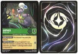 Disney Lorcana TCG Gopher - Hunny Cook 78/207 Rare Foil Attack Of The Vine - Image 3