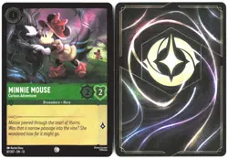 Disney Lorcana TCG Minnie Mouse - Curious Adventurer 87/207 Common Foil Attack O - Image 3