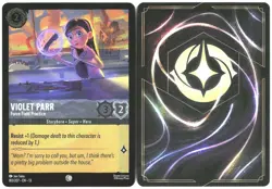 Disney Lorcana TCG Violet Parr - Force Field Practice 183/207 Common Foil Attack - Image 3