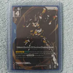 Unicorn Gundam 02 Banshee (Destroy Mode) GD01-003 LR+ Gundam Card Game - Image 1