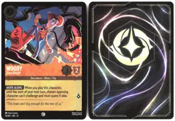 Disney Lorcana TCG Woody - Town Sheriff 13/207 Common Foil Attack Of The Vine - Image 3