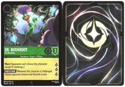 Disney Lorcana TCG Dr. Bushroot - Evil Botanist 92/207 Rare Foil Attack Of The V - Image 3