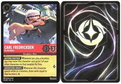 Disney Lorcana TCG Carl Fredricksen - On the Move 113/207 Super Rare Foil Attack - Image 3