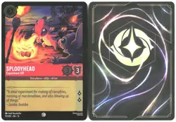 Disney Lorcana TCG Splodyhead - Experiment 619 117/207 Common Foil Attack Of The - Image 3