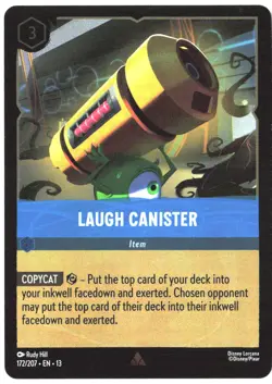 Disney Lorcana TCG Laugh Canister 172/207 Rare Foil Attack Of The Vine - Image 1