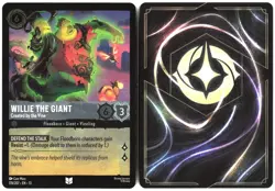 Disney Lorcana TCG Willie the Giant - Created by the Vine 178/207 Uncommon Foil - Image 3