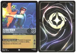 Disney Lorcana TCG Flynn Rider - High-Climbing Rogue 189/207 Common Foil Attack - Image 3