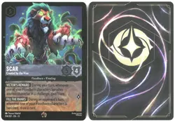 Disney Lorcana TCG Scar - Created by the Vine 194/207 Legendary Foil Attack Of T - Image 3