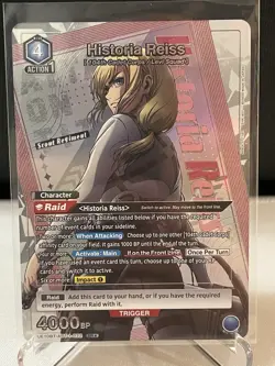 Union Arena Attack On Titan Historia Reiss SR* UE10BT/AOT-1-022 English NM - Image 1