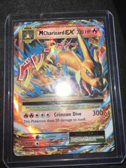 M Charizard EX Mega 13/108 Evolutions XY Pokemon Card TCG - Image 1