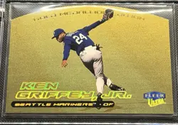2000 Fleer Ultra - Ken Griffey Jr #100 G Gold Medallion Edition (RARE) - Image 1