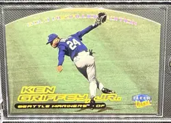 2000 Fleer Ultra - Ken Griffey Jr #100 G Gold Medallion Edition (RARE) - Image 3