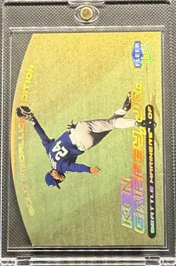 2000 Fleer Ultra - Ken Griffey Jr #100 G Gold Medallion Edition (RARE) - Image 4