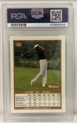 1990-91 Skybox - Michael Jordan #41 PSA 9 💥 - Image 2