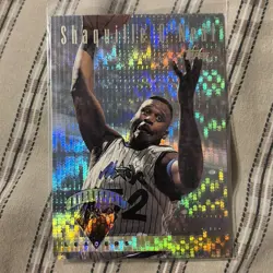 1995-96 Topps Power Boosters Shaquille O'Neal Shaq Rebounding Leaders Card - Image 1